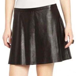 BCBGMAXAZRIA Sheryl Leather Skirt
